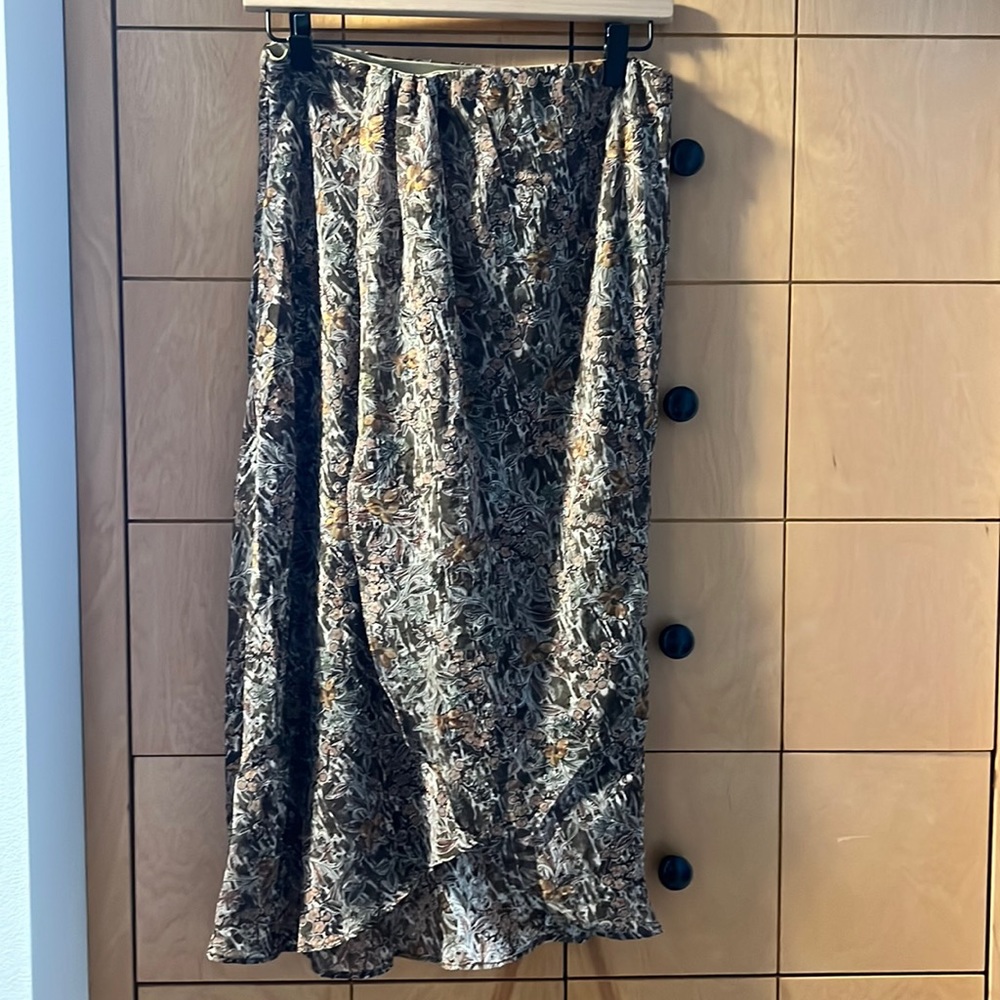 Floral Midi Skirt